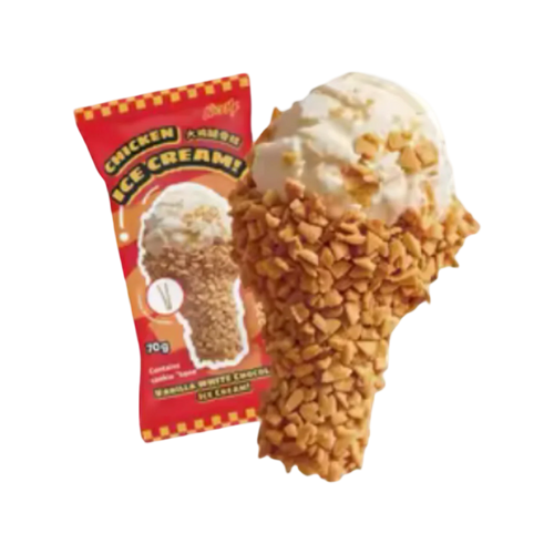 Chicken Vanilla Flavor Ice Cream