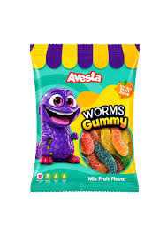 Avesta Worms Gummy Mixed Fruits Flavor