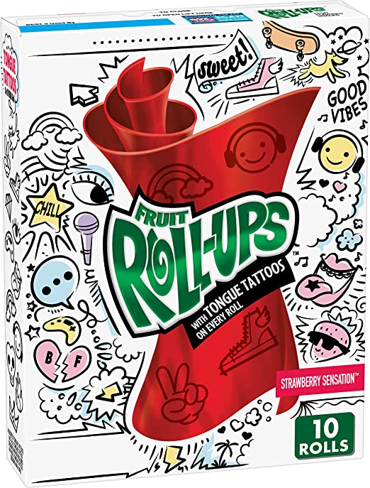 Betty Crocker Fruit Roll-Ups Strawberry Sensation