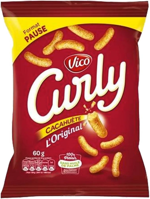 Curly Cacahuète 60g Vico