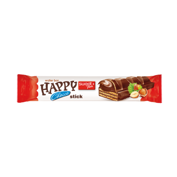 Happy Choice Wafer Stick Hazelnut Cream & Cocoa 32g
