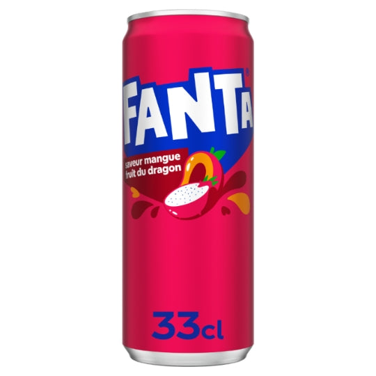 Fanta Mangue Fruit du Dragon 33cl