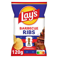 Lay's Ondulées BBQ Ribs 120g