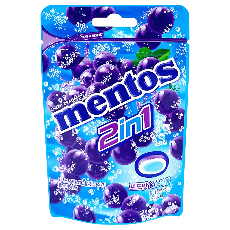 Mentos 2in1 Raisin & Soda