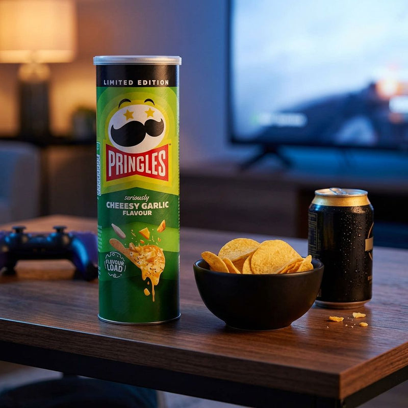Pringles Rich Cheesy Garlic 102g