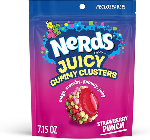 Nerds Juicy Gummy Clusters Strawberry Punch