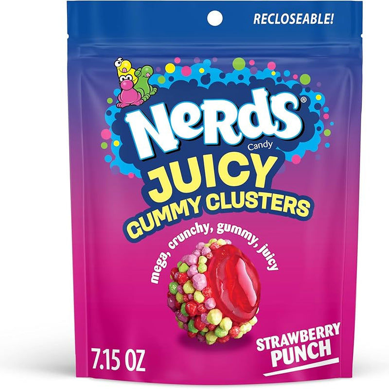 Nerds Juicy Gummy Clusters Strawberry Punch