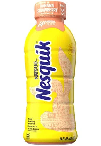 Nesquik Milk Banana Strawberry 14G Protein