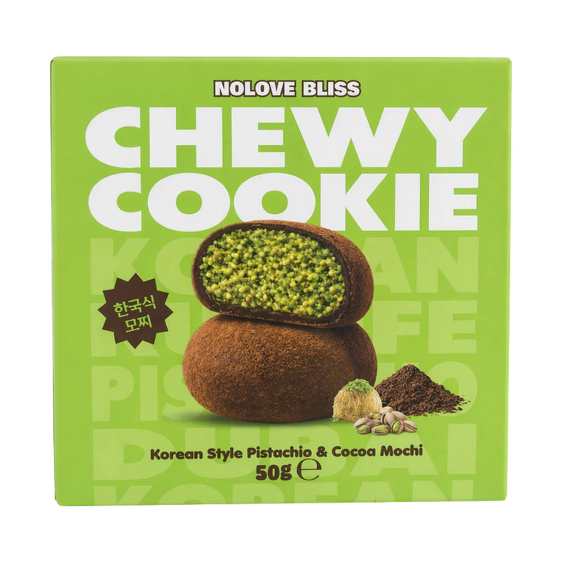 NoLove Bliss Chewy Cookie Pistachio Cocoa Mochi