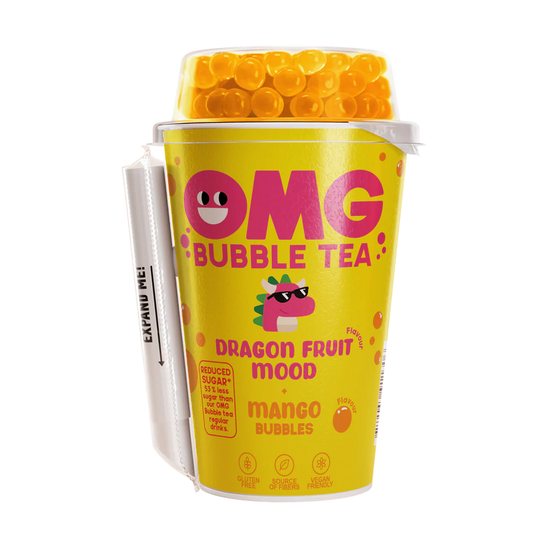 OMG Bubble Tea Dragon Fruit Mango