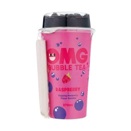 OMG Bubble Tea Raspberry and Blueberry