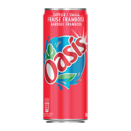 Oasis Fraise-Framboise Slim 33cl