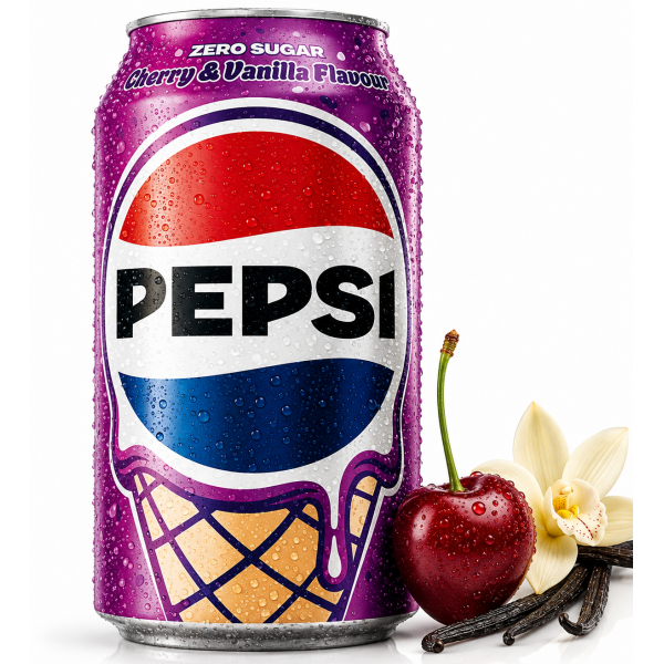 Pepsi Zero Sugar Cherry & Vanilla 330ml