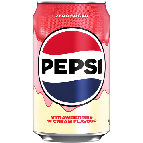 Pepsi Zero Sugar Strawberry & Cream