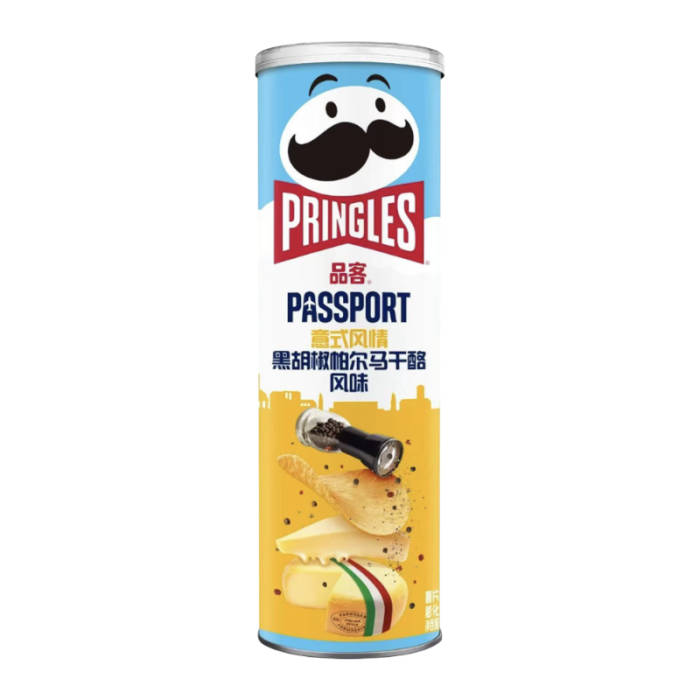 Pringles Passport Black Pepper & Parmesan 110g