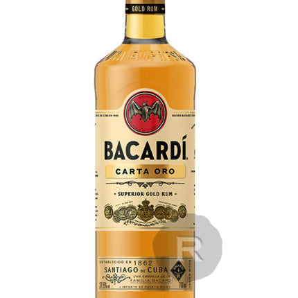 Rhum Bacardi Carta Oro 37,5° 70cl