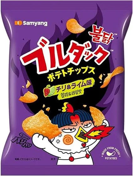 Samyang Buldak Chips Chili Lime