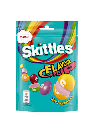 Skittles Flavour Flip Pouch 136g