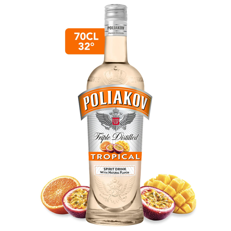 Vodka Poliakov Tropical 37,5° 70cl