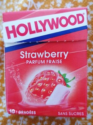 Hollywood Chewing-Gum Fraise 11 tablettes